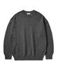 MINIMALPROJECT Wool Embroidered Round Knit Mnt103 [Drak Gray]