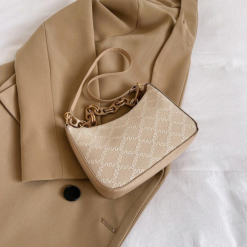 2023 New Summer Fashion Handbag Women Shoulder Bag Street Style Pu Material