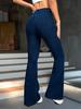 Europäische & Amerikanische Damen Dunkelblaue Schlagjeans - Elastisch, Vielseitig, Schlankmachende Passform