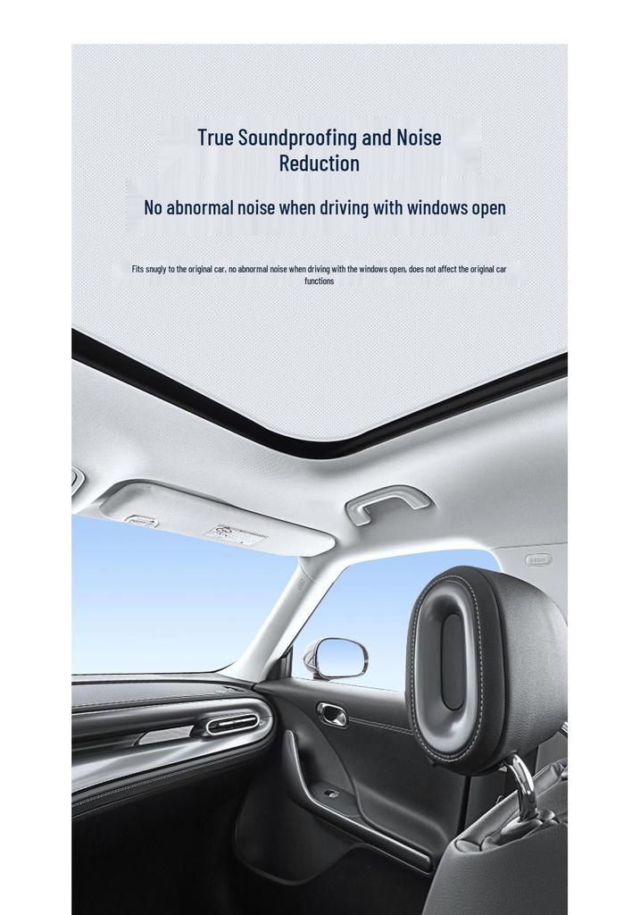 Electrostatic Sunroof Sunshade for Mercedes-Benz SMART FORFOUR 135