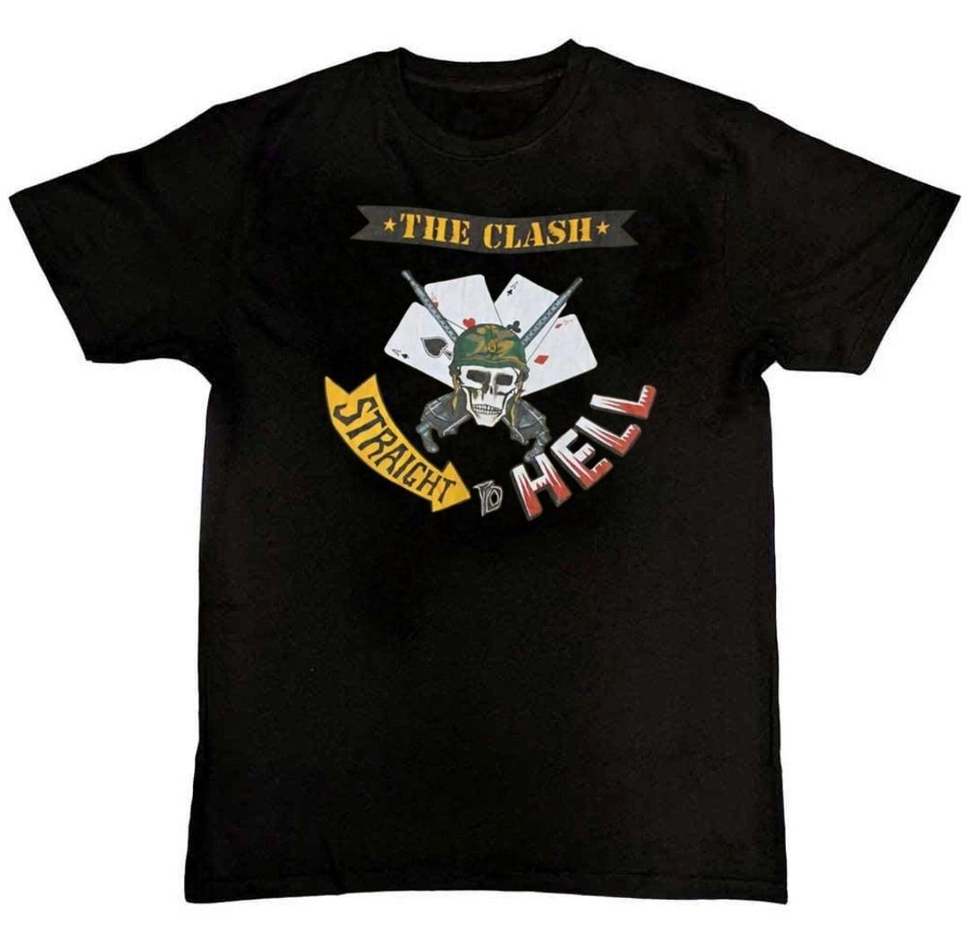 The Clash Tour Band Collection Graphic Print Mens T-Shirt M