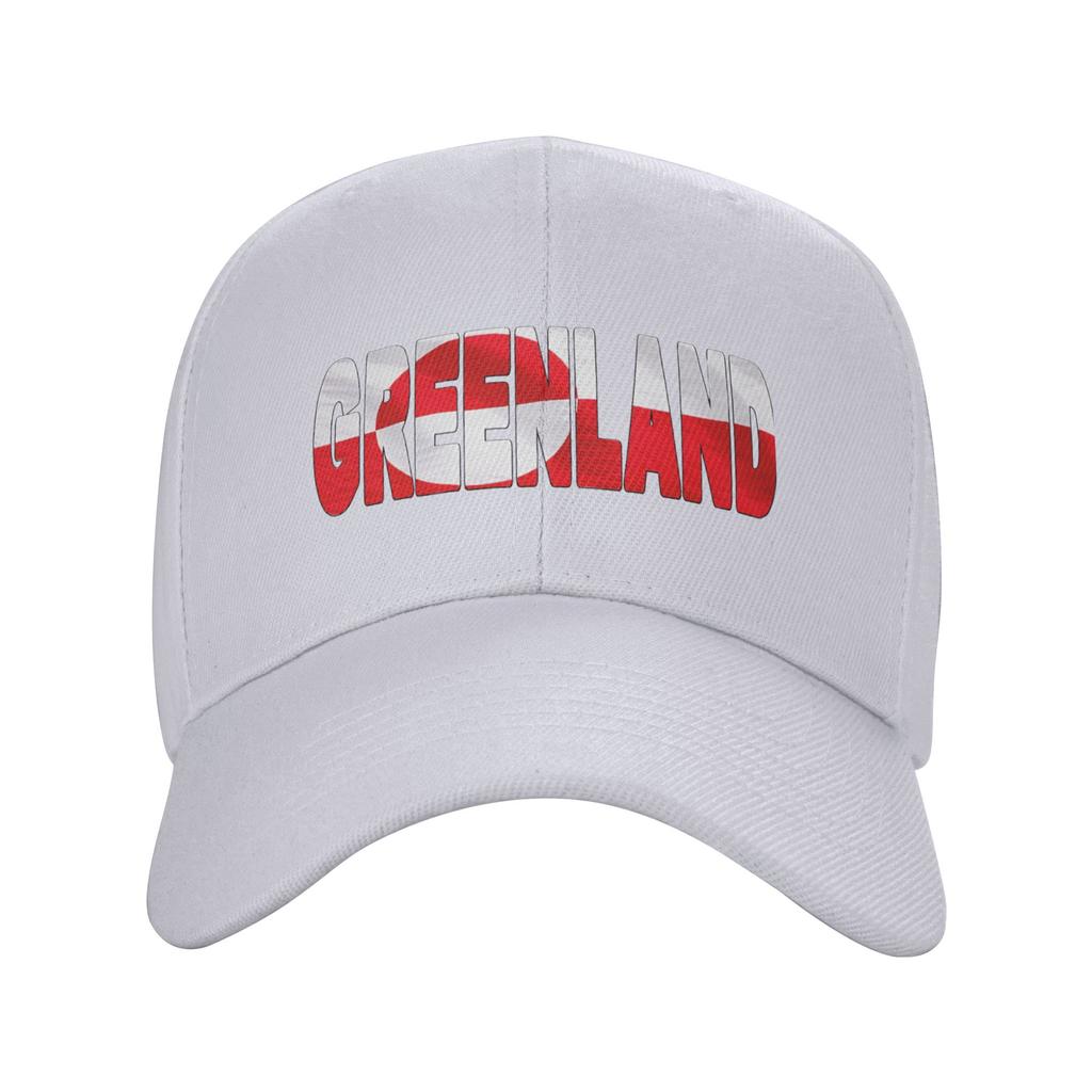 GREENLAND Flag Flying in Wind Baseball Cap Kpop Rock Sun-Proof Hip Hop Hats Women Men Classic Design Baseball Caps