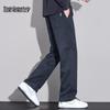 Mark Fairwhale Men's Lightweight Tencel Blend Loose Straight Casual Pants