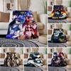 Soft Lightweight Cartoon Print Blanket Black Butler Design for Home Sofa Bedding Kids Gift Microfiber Throw