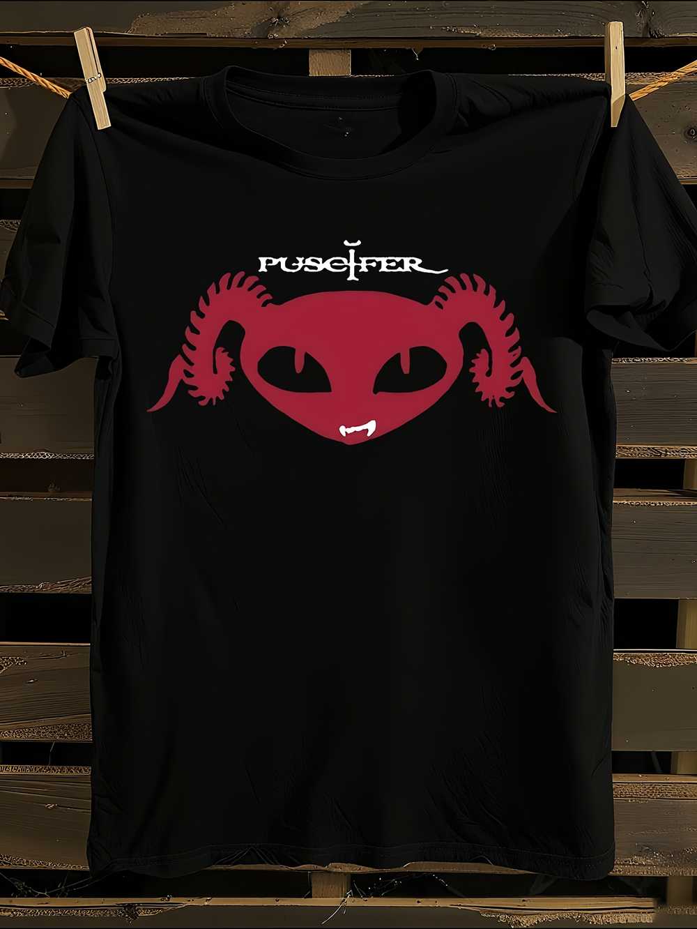 

Puscifer Official Logo & Iconic Smiling Face T-Shirt XXXXL