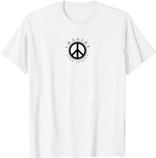 John Lennon Imagine TShirt White Unisex T-Shirt L