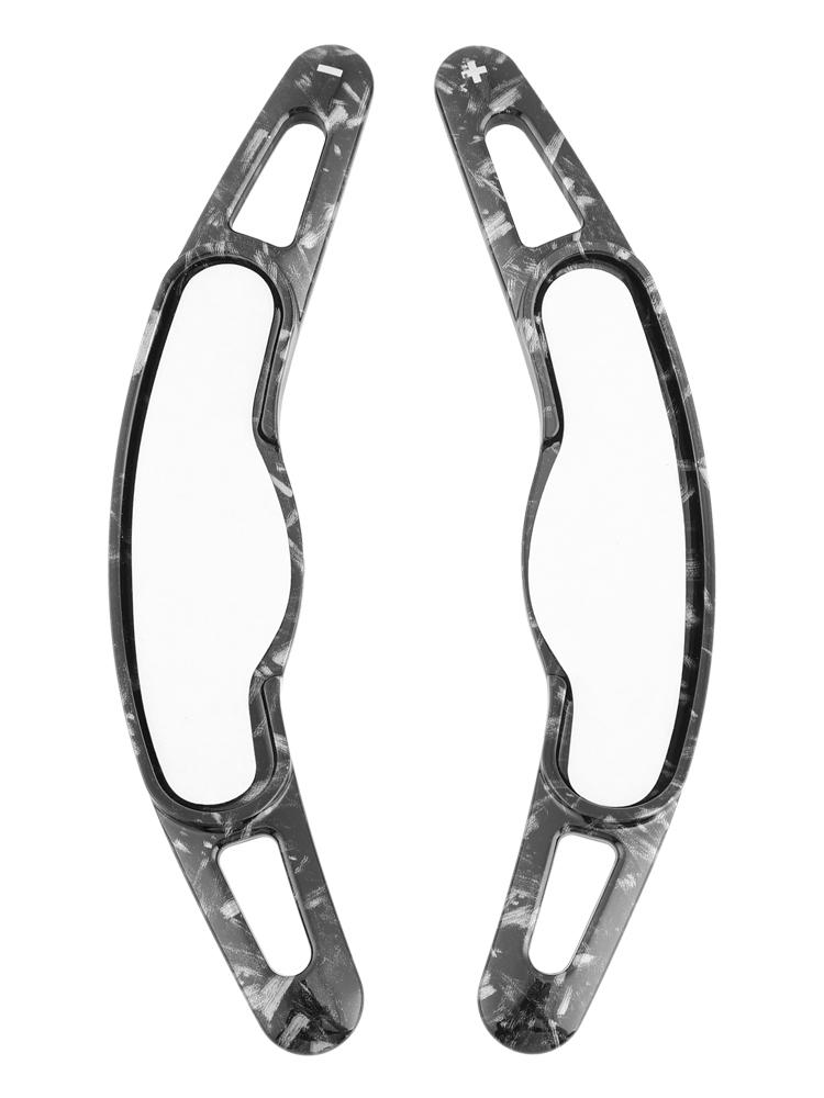 

Steering Wheel Paddle Shifter Extension For Mini F54 F55 F56 F57 F60 2014-2022 Black Forged Pattern