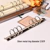 A5 Metal Binder with Removable Rings for Students and Office Use