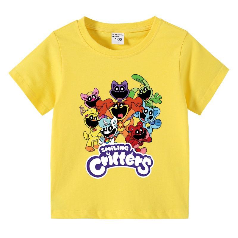 2026 Summer Toy Story Aliens Pattern Cotton T-Shirt Kids Unisex Short Sleeve for Daily Leisure and Theme Activities Wear