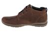 Skechers Harper Melden, Mens Brown Lace-up Shoes