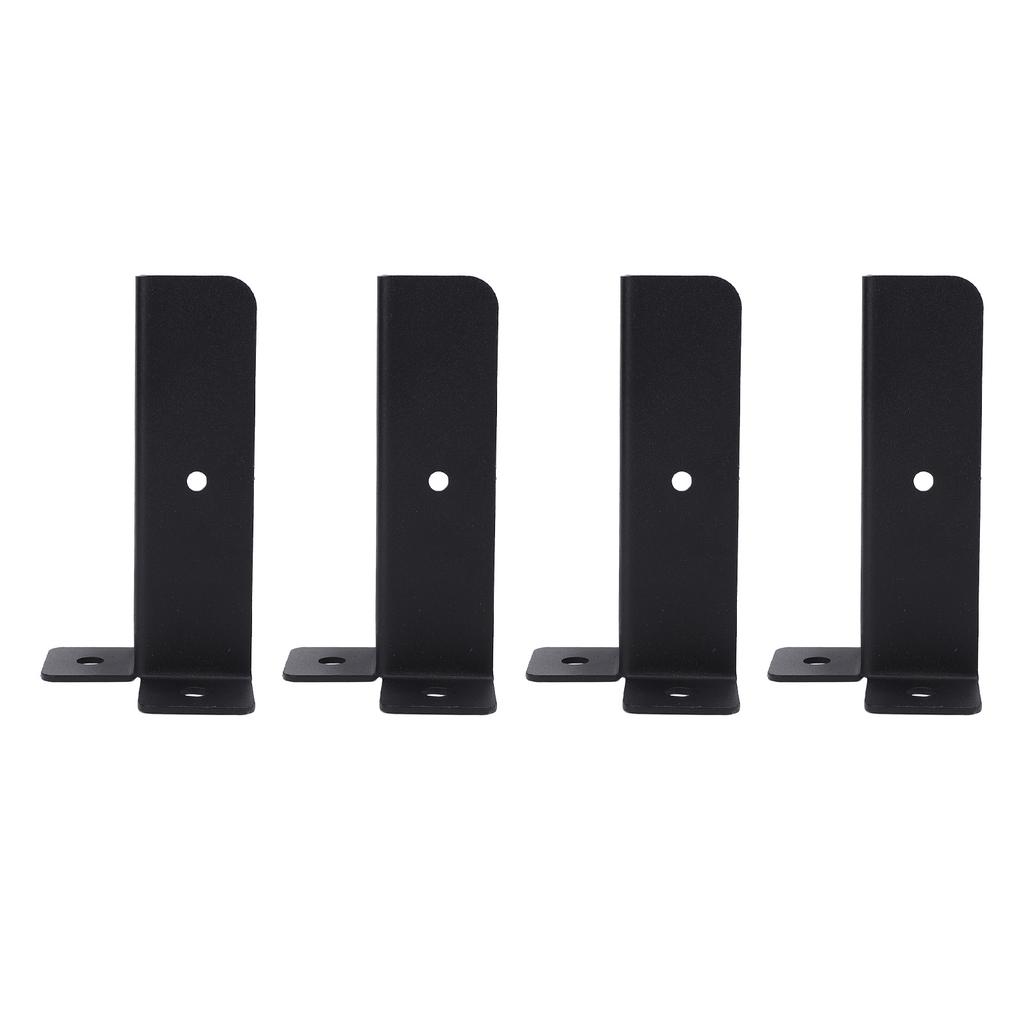 4 Sets Post Anchor Brackets Metal Base Bracket Mounting Kit for Deck Support Heavy Duty Fence Porch Railing Handrails