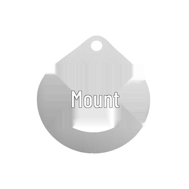 304 Stainless Steel Latte Art Stencil: Creative Coffee Pattern Mold & Powder Sifter