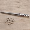 Ring Sizer Mandrel Measuring Tool Stainless Steel Ring Sizing Gauge Sizers Metal Finger Size Stick Jewelry Making Tool