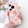 For Huawei Pura 70 Clear Case Aesthetic Luxury Cute Fashion Flowers Funny Painted Casing For Huawei ADY-LX9 ADY-AL00