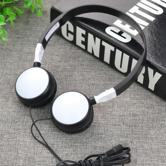 Kabelová skládací 3,5mm HiFi Audio Bass Headset Herní sluchátka pro telefon/tablet