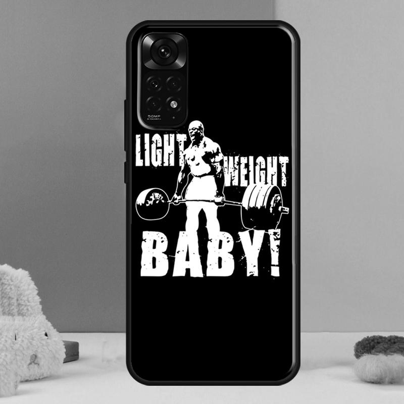 Workout Motivation Fitness Gym Quotes Case For Xiaomi Redmi Note 13 Pro 14 12 11 9 10 9S 10S 11S 12S Redmi 14C 13C 10C 12C Cover
