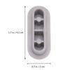 4Pcs Toilet Seat Bumper Heavy Duty Plastic Cushioning Pad Antislip Gasket for Toilet Seat Protection Shock Absorption Universal