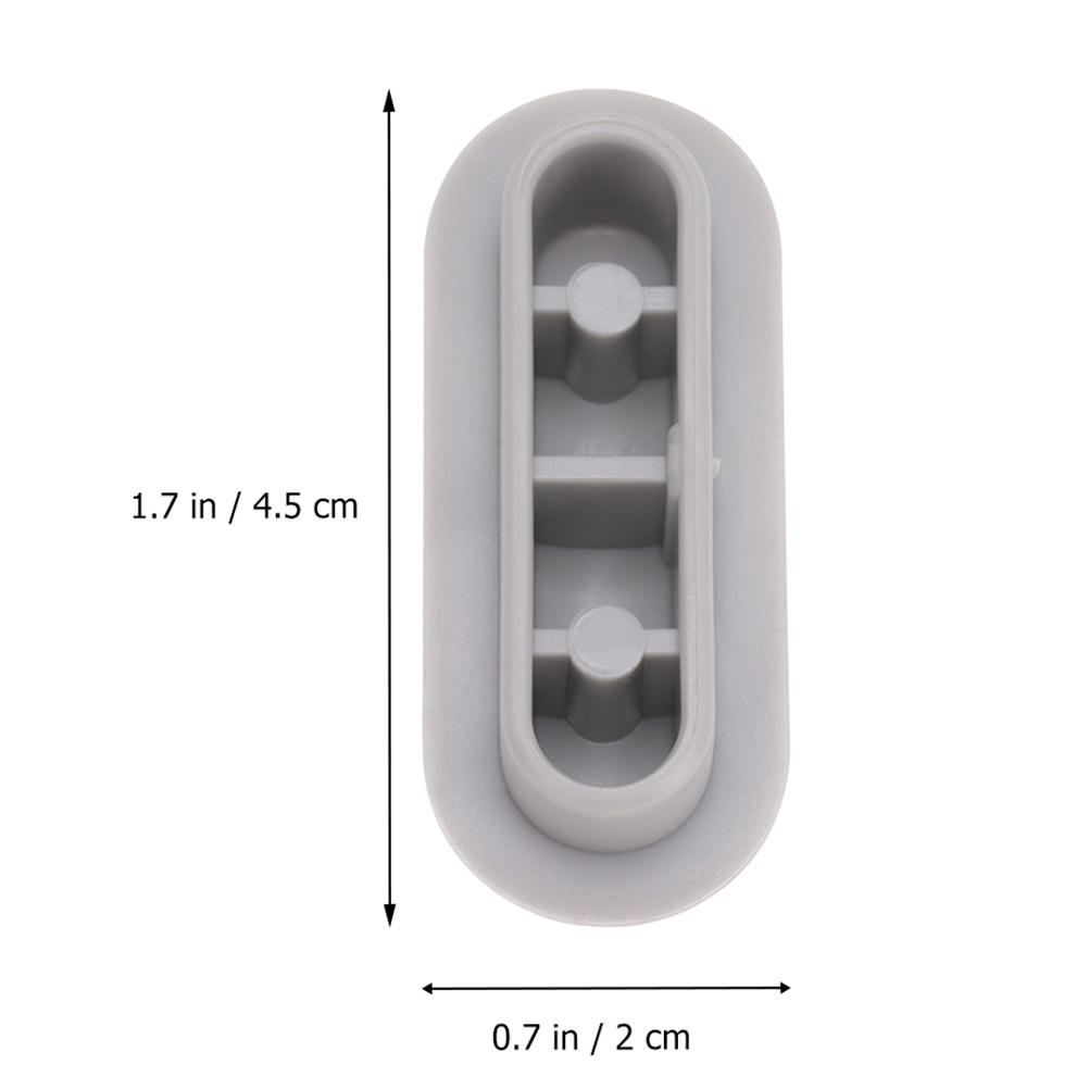 4Pcs Toilet Seat Bumper Heavy Duty Plastic Cushioning Pad Antislip Gasket for Toilet Seat Protection Shock Absorption Universal