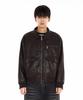 Idws Misty Leather Blouson Brown