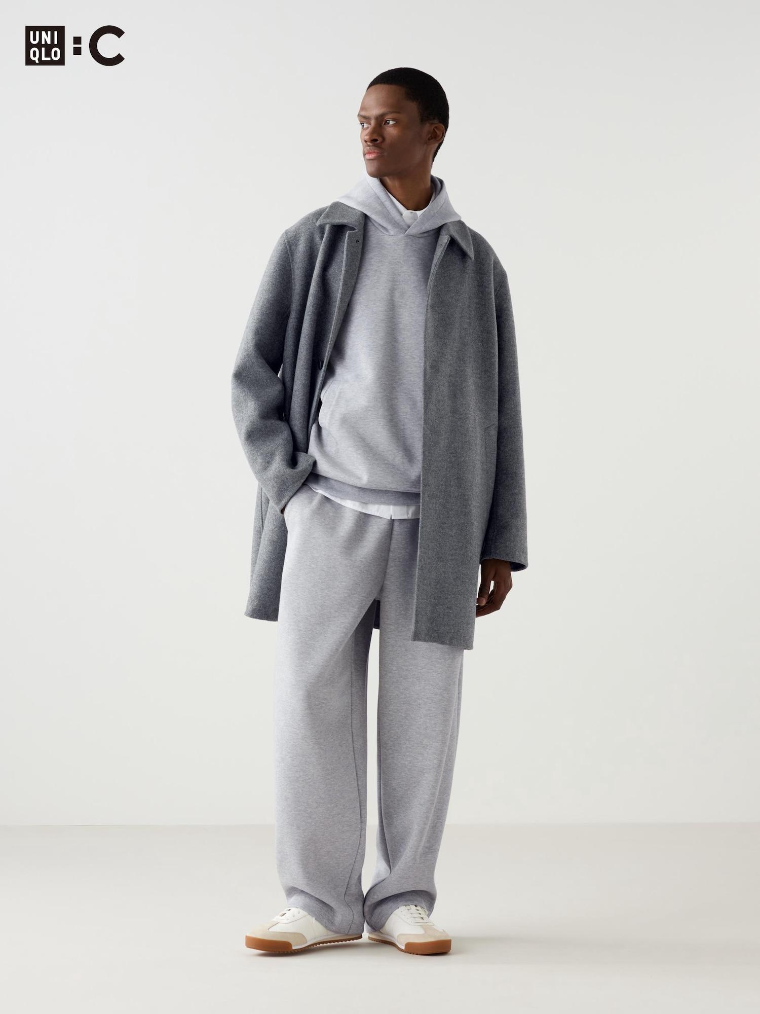 

Uniqlo Япония Толстовка Широкие Брюки Длинные 03 GRAY/XS