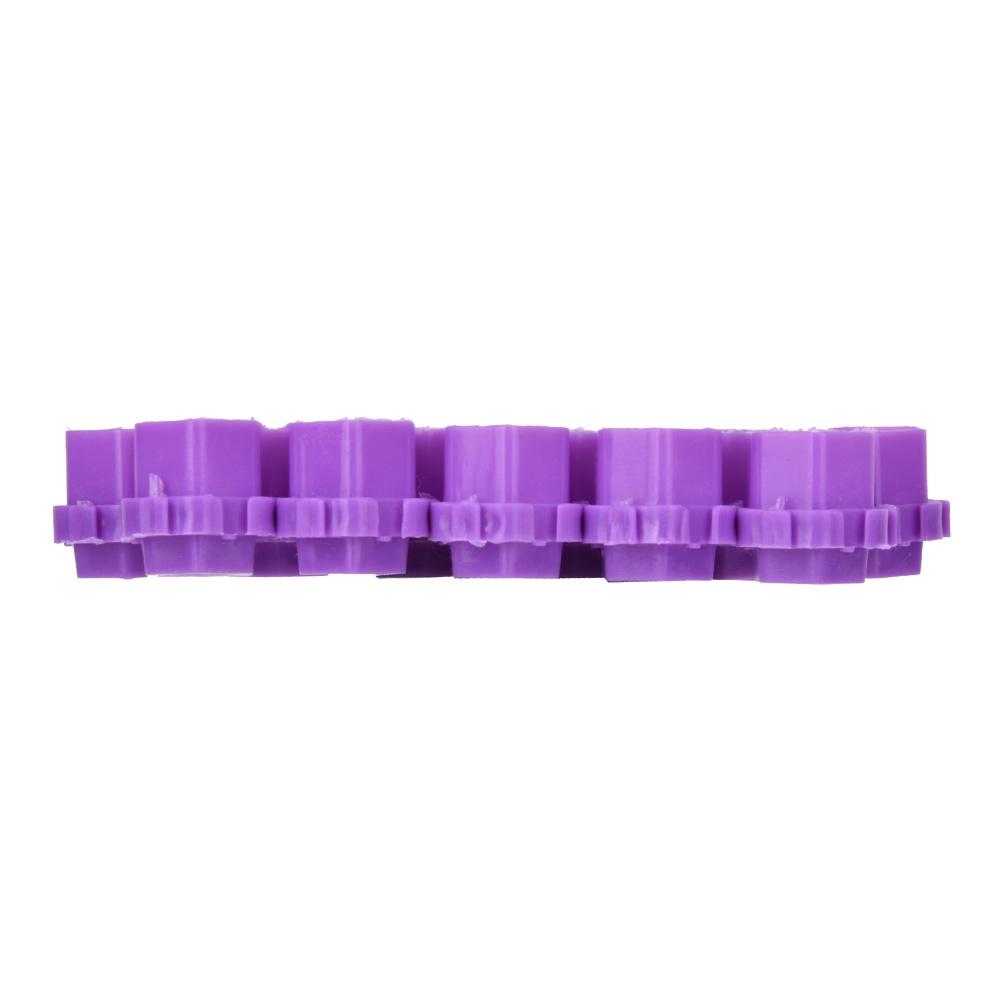 200Pcs Tattoo Ink Cups Honeycomb Shape Pigment Holder Cups Permanent Makeup Supplies Purple