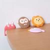 Cartoon Creative Doorknob Anti-collision Pad Wall Sticker Behind The Door Refrigerator Bump Sticker Home Mute Thickened Silicone