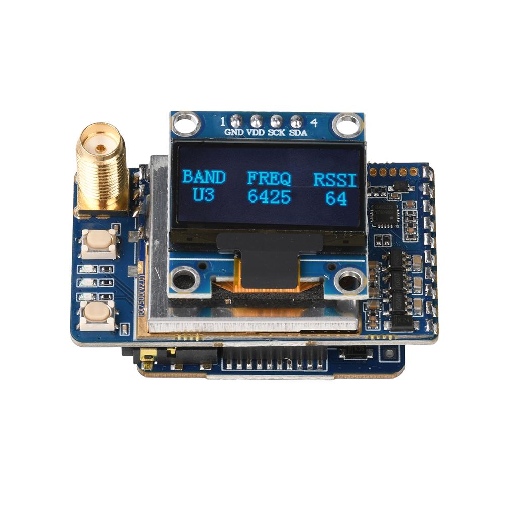 VRX-75DF 6.1-7.2 GHz Video Receiver VRX 7.2 GHz 64-Channel FPV Analog Image Transmission Receivers for FPV Drones