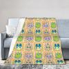 Tamagotchis Mametchi Chamametchi Flannel Blanket Awesome Throw Blankets for Home 150*125cm Bedspread
