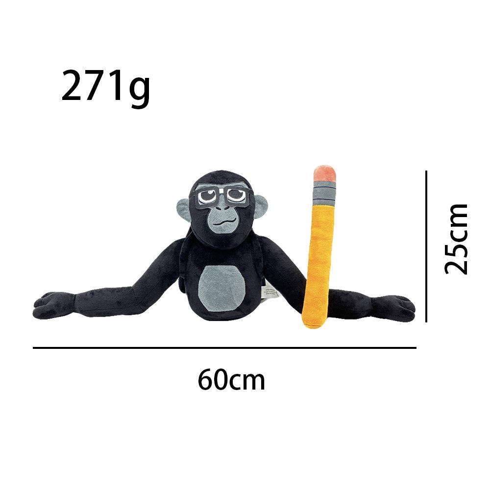Multicolor Gorilla Plush Toy