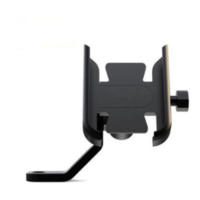 Mobile Phone Holder For Motorcycle Electric Vehicle Navigation Aluminum Alloy Shockproof Bracket
