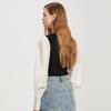 HERTU Women's Fashion Patchwork Knit Sweater