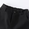 Wrinkle Free Thick Fleece Warm Solid Color Kids Formal Suit Trousers