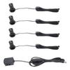 4PCS Mini Spotlight 90LM USB 360 Degree Rotating Indoor Spot Light Accent Light for Showcase Jewelry Cabinet Porch
