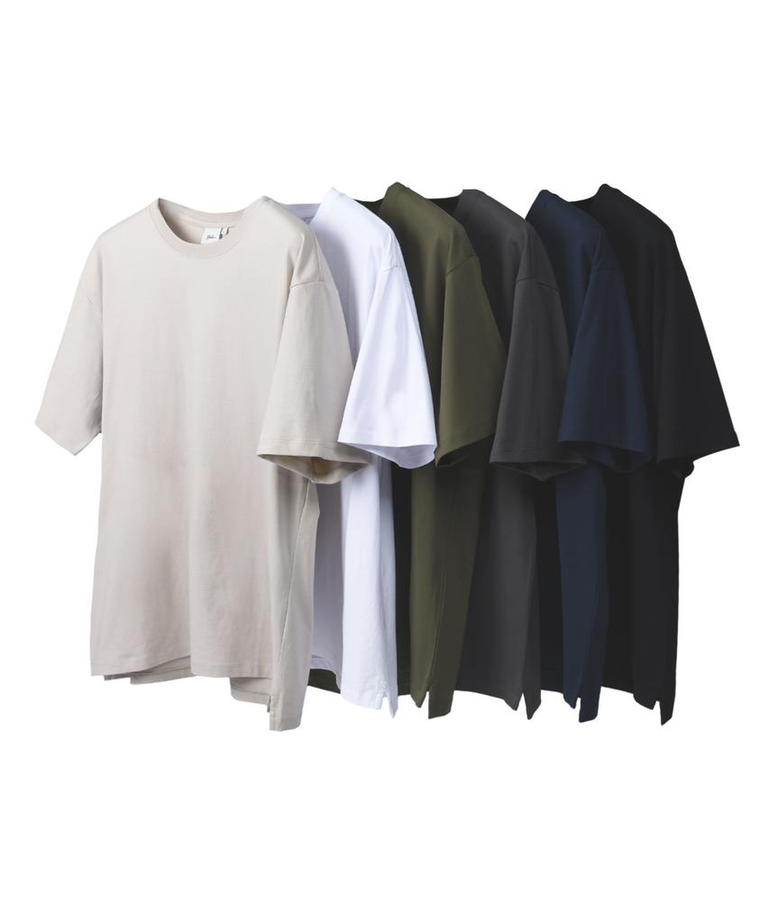 YALE [Premium Cotton] Reporter Cotton Short Sleeve T-Shirt White