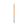 MUJI Low Center of Gravity Mechanical Pencil Yellow 0.5mm NBD50A3A Stable Writing Non-slip Grip Lead Hardness Indicator Window Recycled ABS