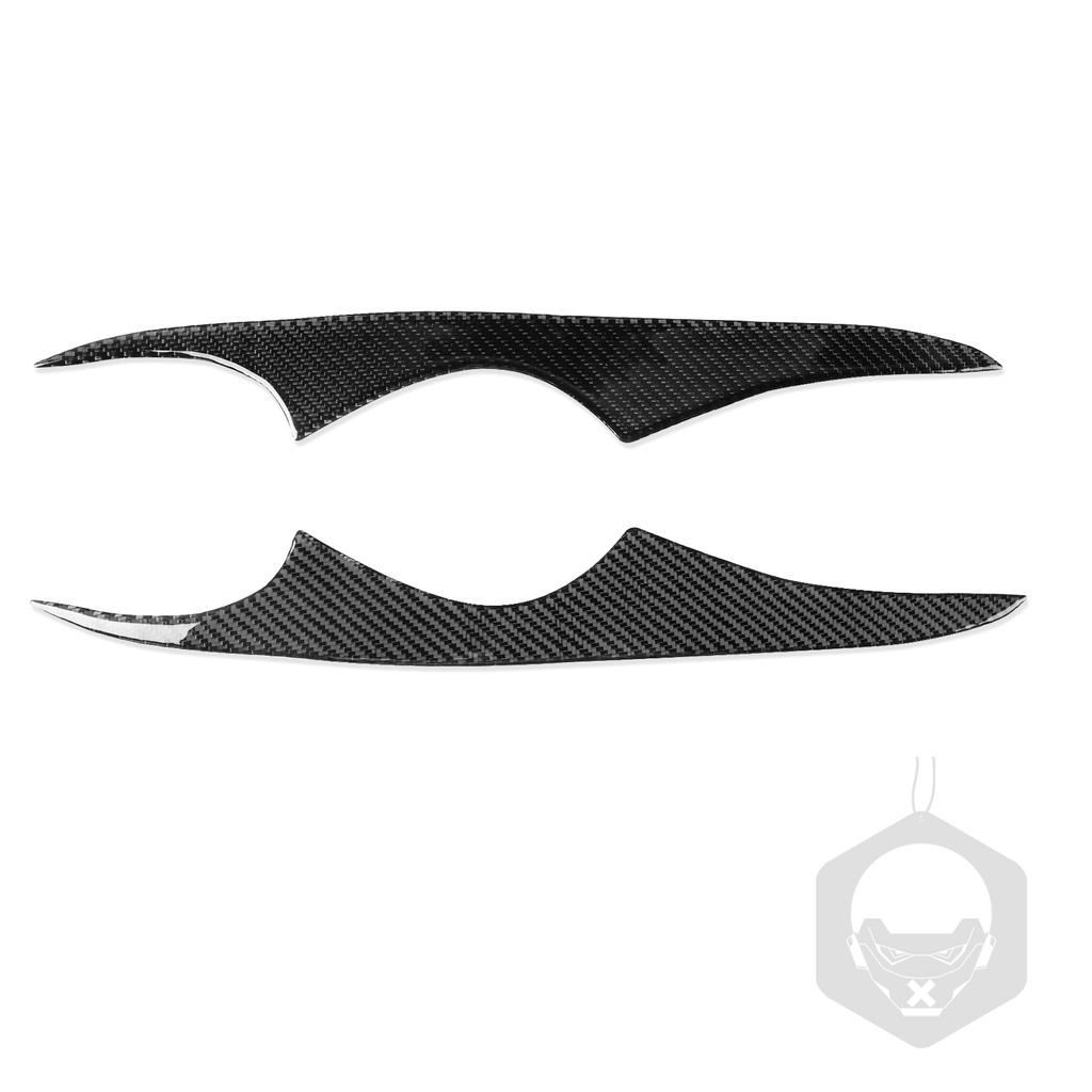 For Subaru Legacy 2006-2008 Real Carbon Fiber Front Headlight Eyelid Eyebrow Cover Modified Decoration Car Accessories Sticker