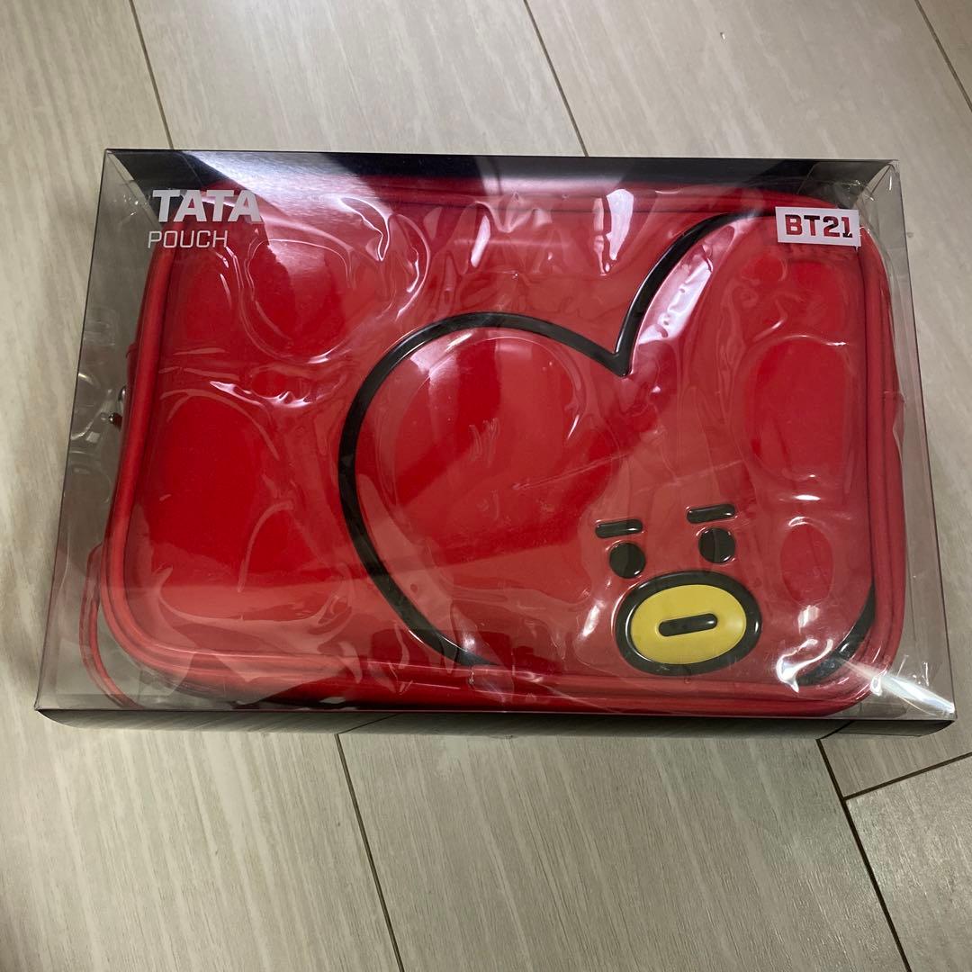

[Б/У] BTS Тэхён V BT21 TATA Эмалевый Косметичка Официальный