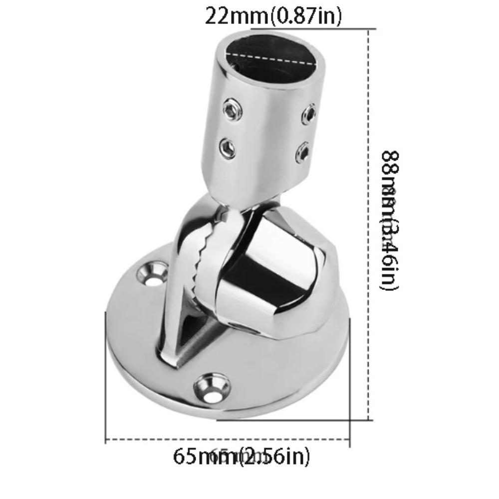 

7/8 Inch Antenna Base 25mm Round Boat Hardware Fashing Boat VHF Antenna Marine Use 65mm/2.56in