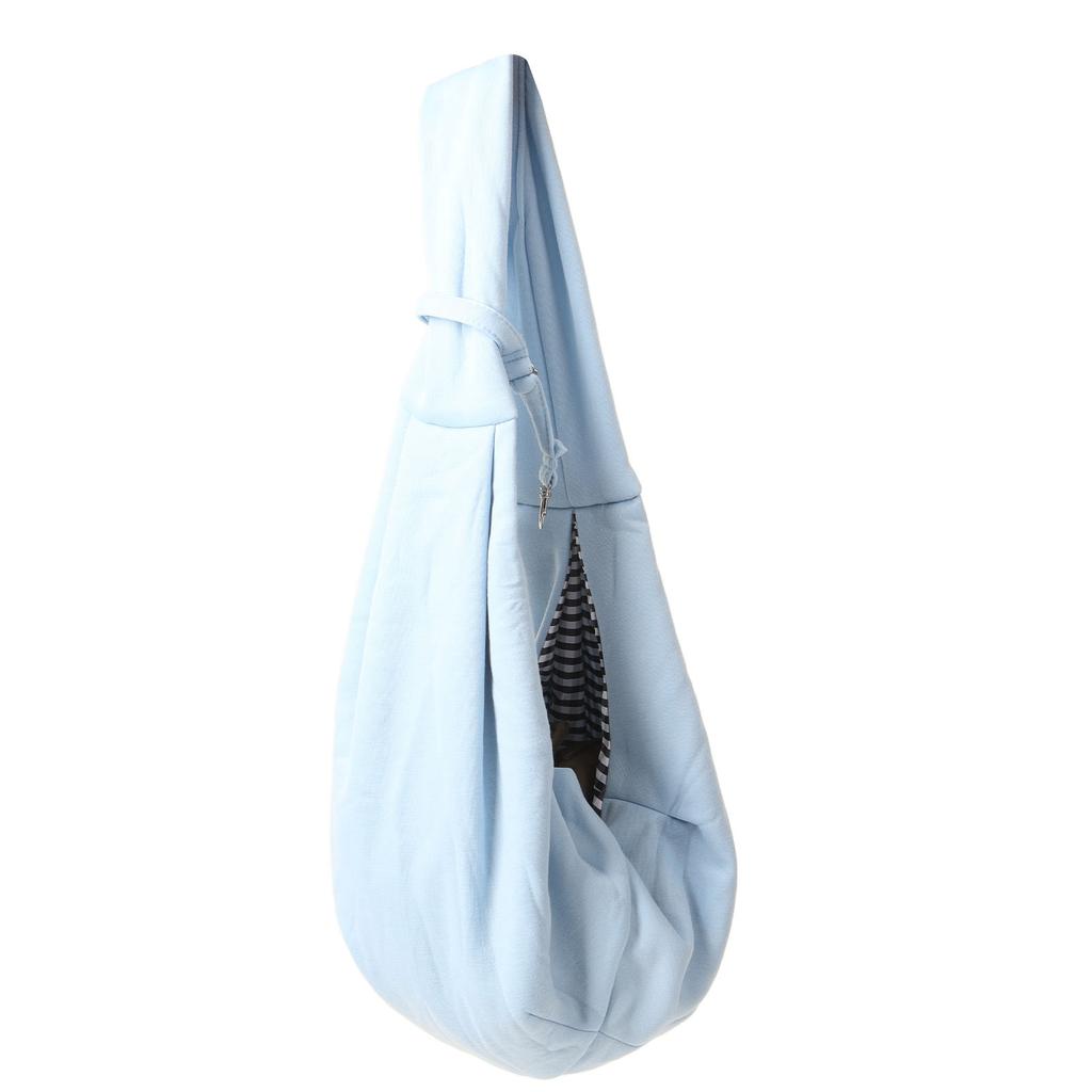 Pet Shoulder Bag Polyester Handsfree Soft Strap Dog Sling Carrier Bag with Safety Hook for Outdoor