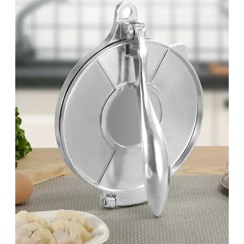 2025 Tortilla Press Maker Aluminium Alloy DIY Manual Corn Tortillas Pressing Tools Long Handle Anti-rust for Home Kitchen Cooking