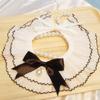 Pet lace bib Wedding Scarf Cat Teddy Neck Scarf Cute Dress up lace bib Bow Scarf Small pet boy Girls Cats Dogs