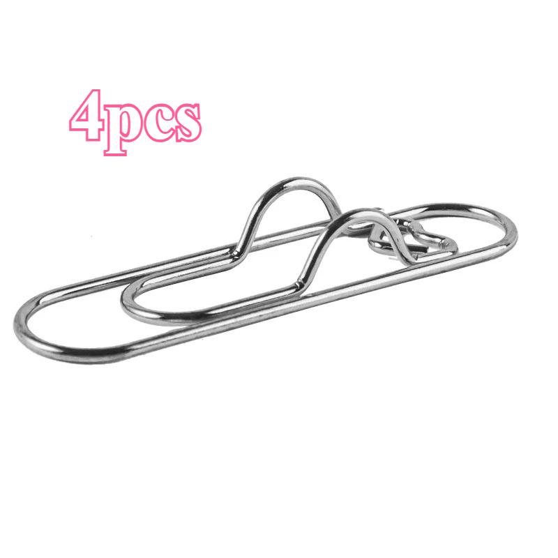 

4Pcs Multifunctional Heart Pen Clips, Pen Holder Buttons & Paper Clips, Notebook Pen Fixing Accessories
