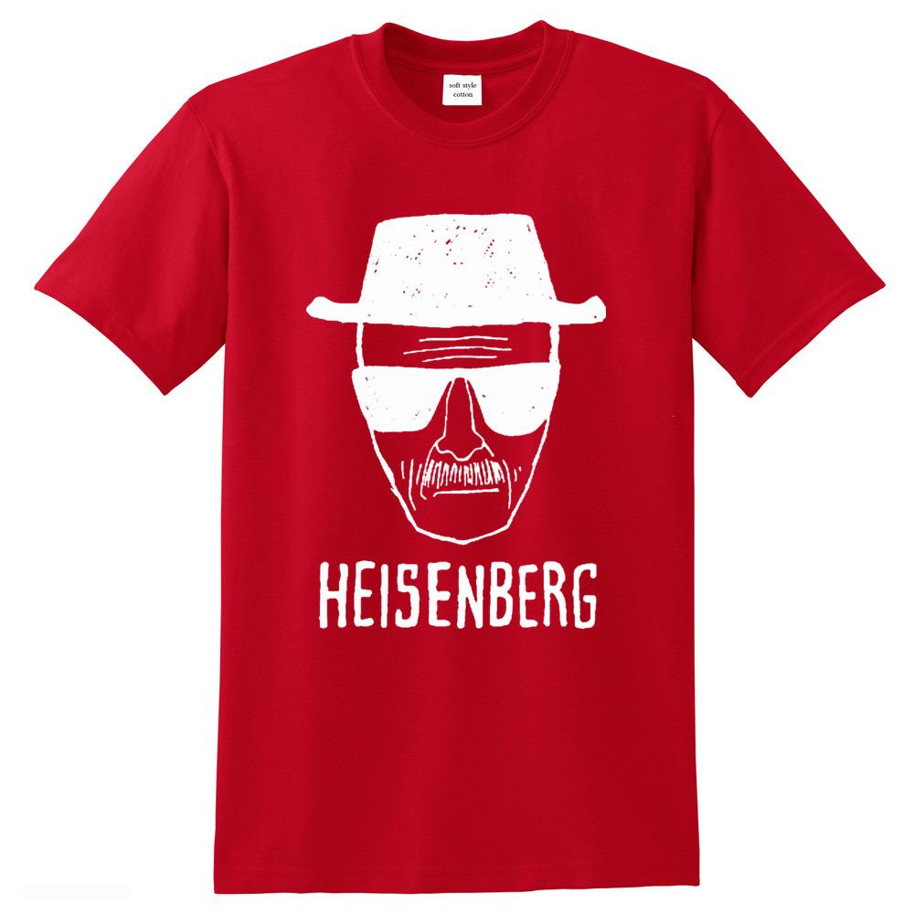 Cool Men Tshirt Breaking Bad Clothes Top Quality 100 Cotton Loose Heisenberg Printed T Shirt Casual Mens Tshirt