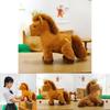 Plush Pony Toy With Pp Cotton Filling Soft Cuddle Pillow For Kids And Birthday Gift