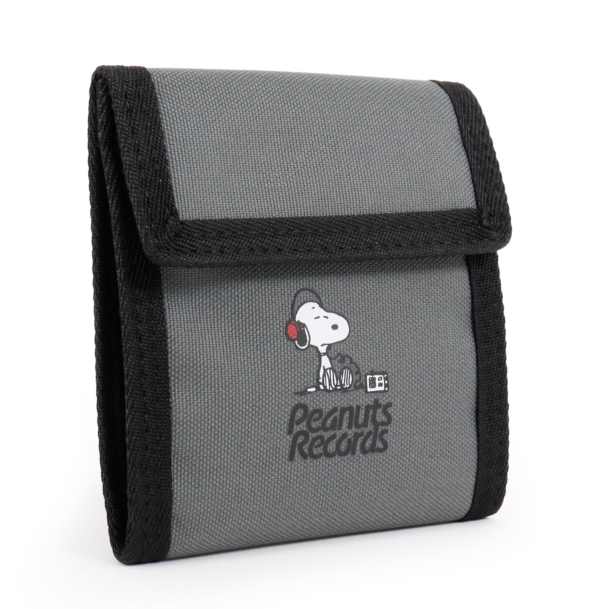 

Женский бифолд-кошелек Snoopy, Компактный кошелек со съемным ремешком на шею, Принт (Серый)