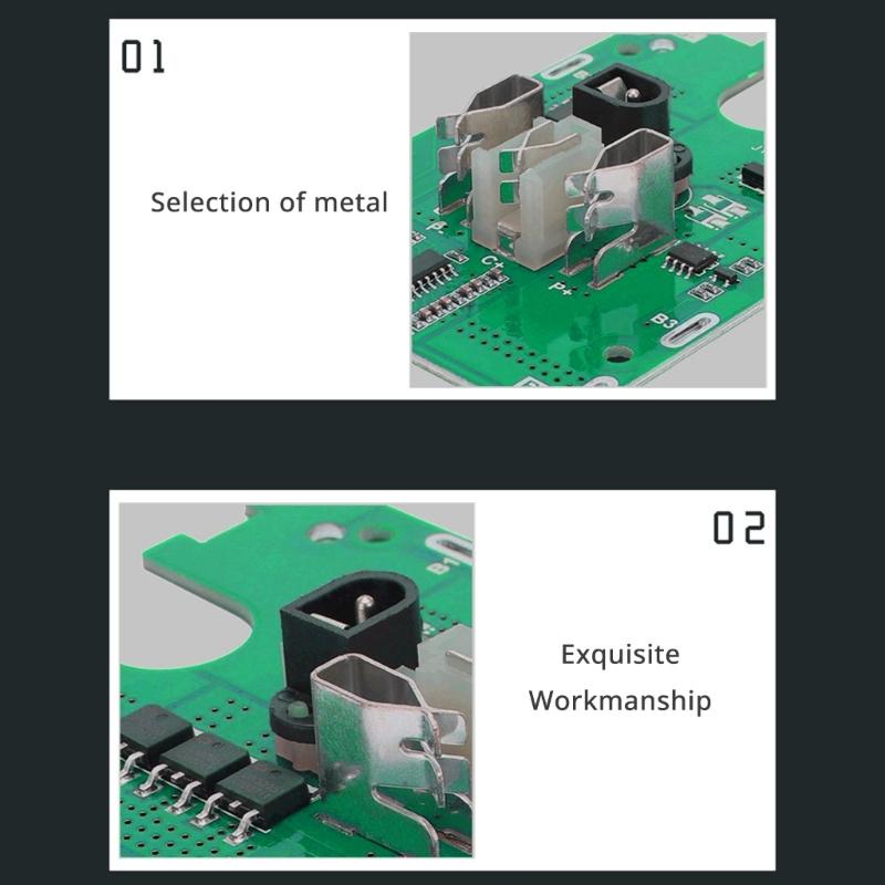 Akumulatory Litowe Pakiet 21V Moduł Ogniw Zastosowanie Narzędzi Elektrycznych Do Ładowania Akumulatora Litowego Płytka Ochronna