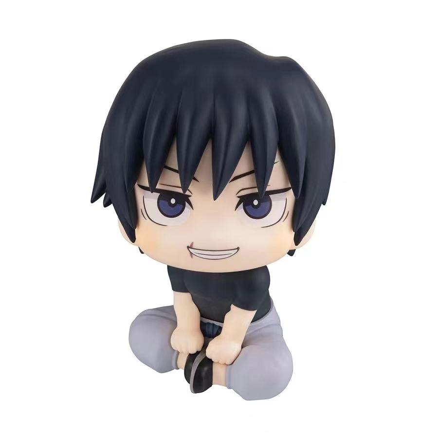 10cm Jujutsu Kaisen Anime Figure Look Up Q Version Satoru Toji/Okkotsu Gojo/Geto Suguru Action Figure Fushiguro Yuta Figurine
