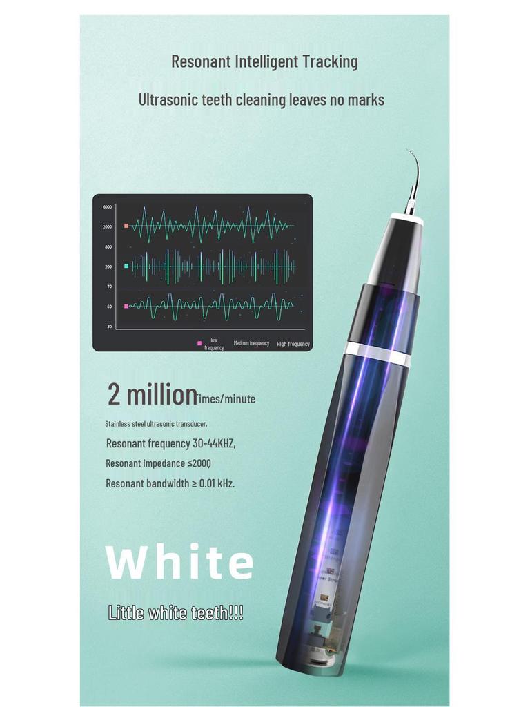 Ultrasonic Tartar Remover & Teeth Whitening Tool for Home Dental Care