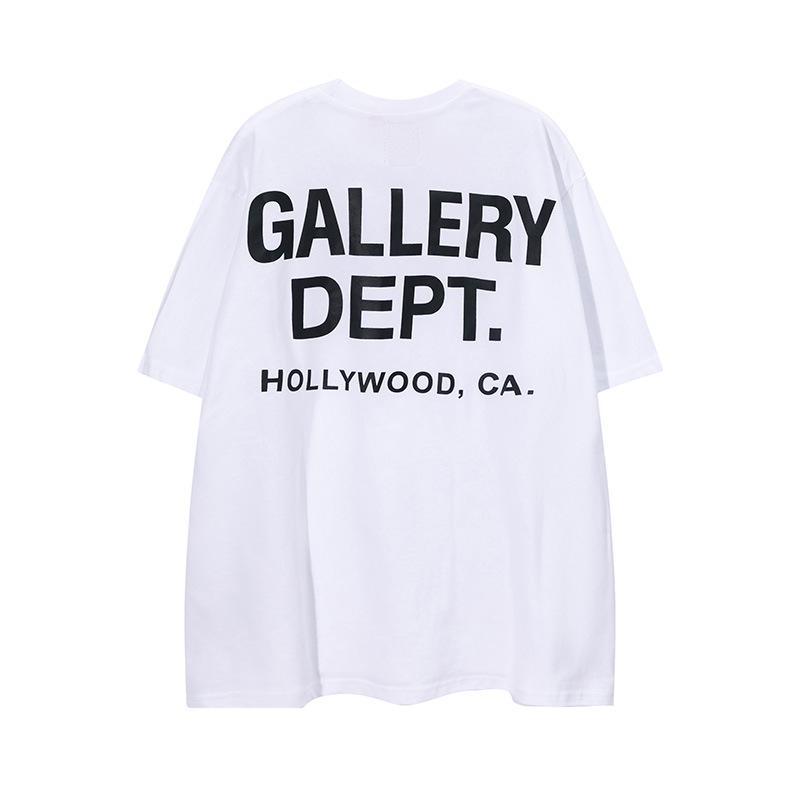 2022 summer new high street trend GALLERY DEPT letter logo printing simple and versatile short-sleeved T-shirt