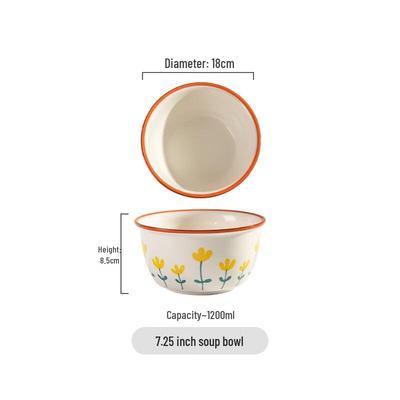 ZISIZ Fresh Ceramic Tableware Set